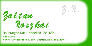zoltan noszkai business card